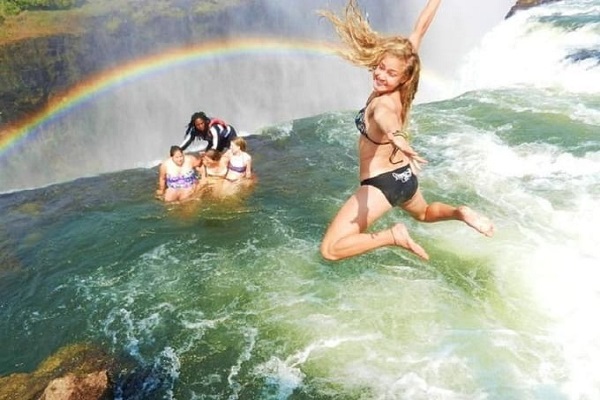 Devil’s Pool at Victoria Falls, Zambia