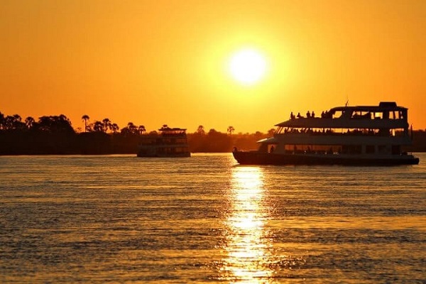 A Sunset Cruise In Victoria Falls